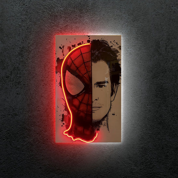 SPIDER-MAN NEON ART