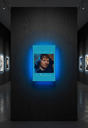 ED SHEERAN NEON LED WALL FRAME