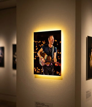 COLDPLAY NEON LED WALL FRAME
