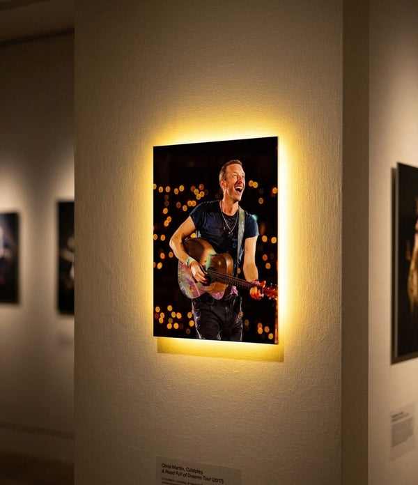 COLDPLAY NEON LED WALL FRAME