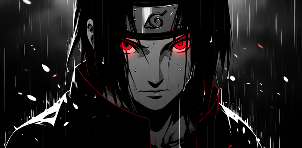 ITACHI UCHIHA SET OF 5 ACRYLIC WALL FRAMES