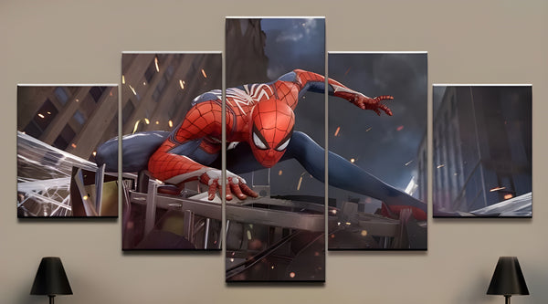 SPIDER-MAN SET OF 5 ACRYLIC WALL FRAMES