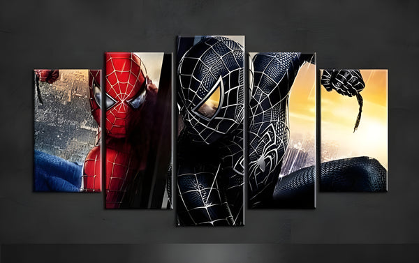 SPIDER-MAN SET OF 5 ACRYLIC WALL FRAMES