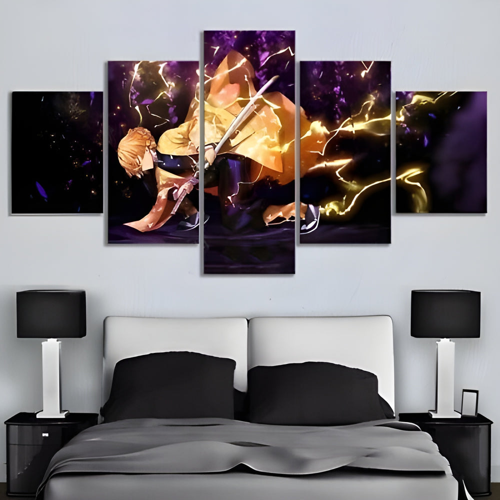 ZENITSU SET OF 5 ACRYLIC WALL FRAMES