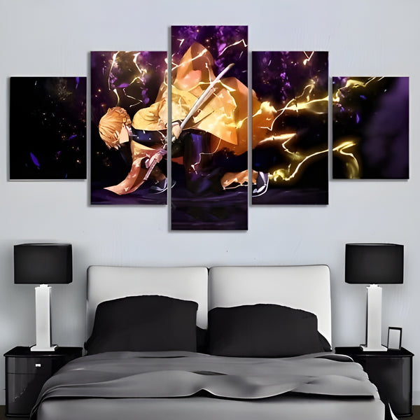 ZENITSU SET OF 5 ACRYLIC WALL FRAMES