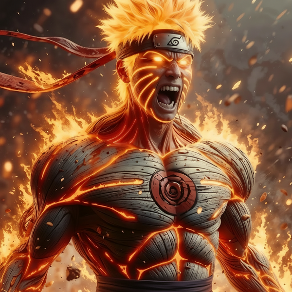 Naruto: Fire Within – Kurama Awakens Metal Poster