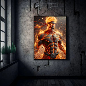 Naruto: Fire Within – Kurama Awakens Metal Poster