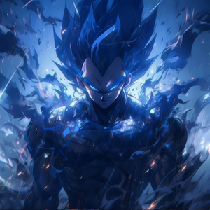 Legend Vegeta Ultra Ego Metal Poster