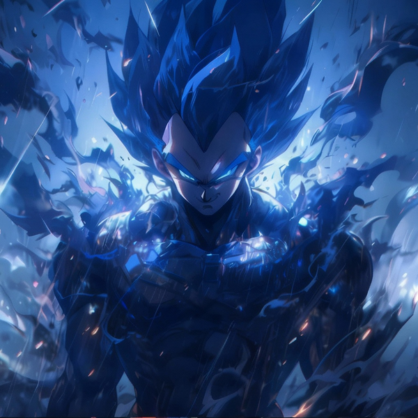 Legend Vegeta Ultra Ego Metal Poster