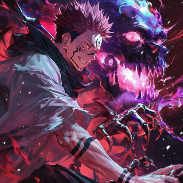 Sukuna: King of Curse Metal Poster