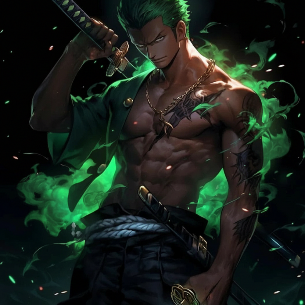 Roronoa Zoro Metal Poster