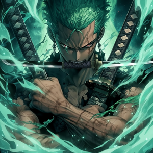 Zoro Metal Poster