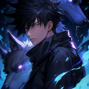 Megumi fushiguro Metal Poster