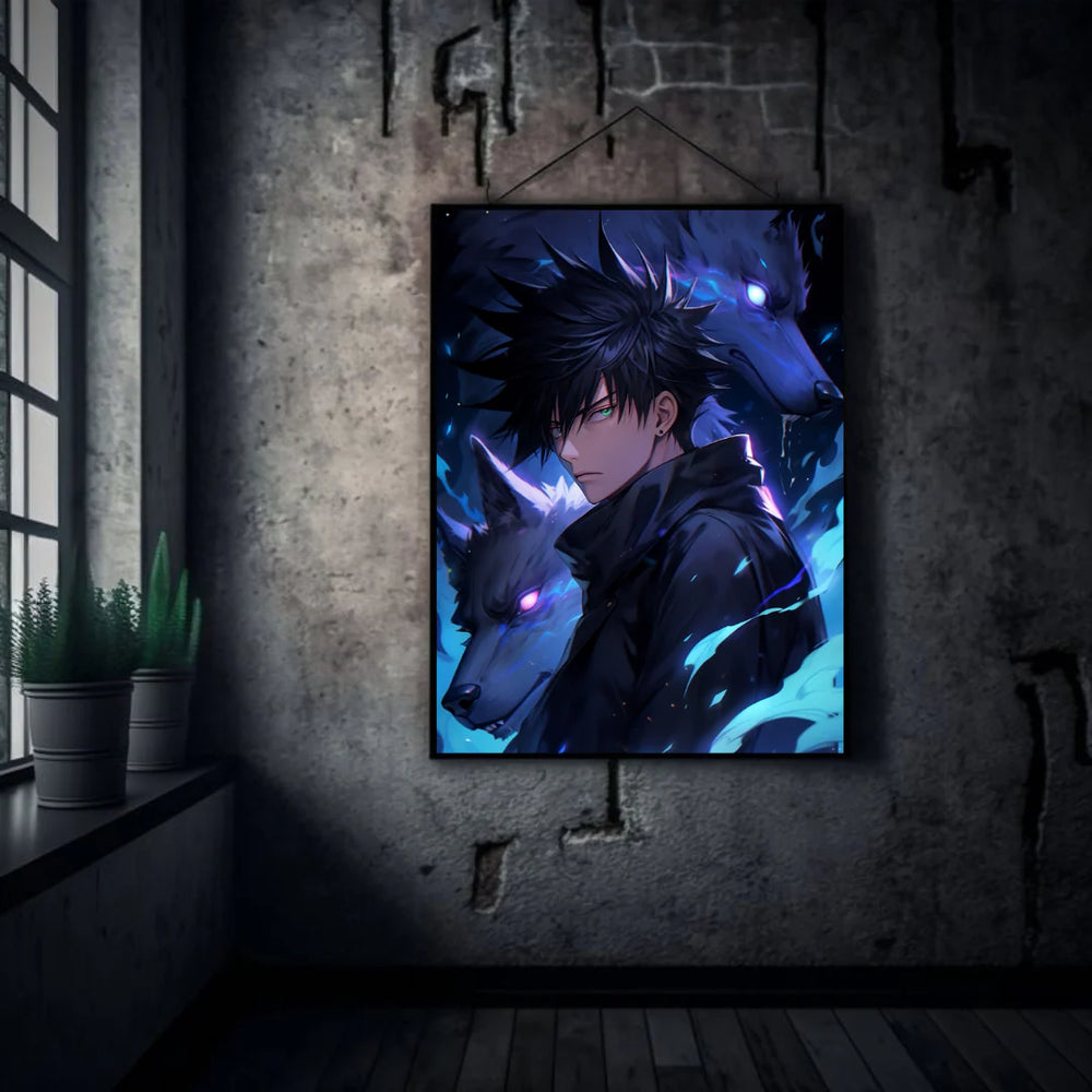 Megumi fushiguro Metal Poster