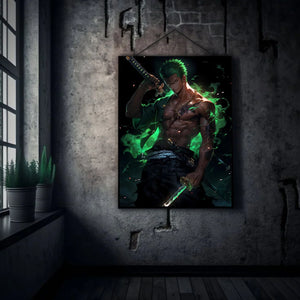 Roronoa Zoro Metal Poster
