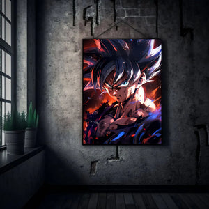 Goku - Saiyan Legacy | DBZ Metal Poster