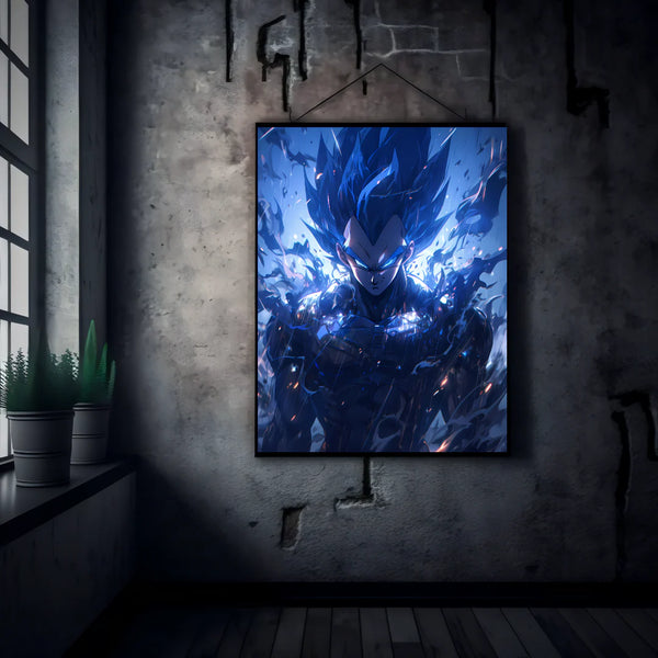 Legend Vegeta Ultra Ego Metal Poster