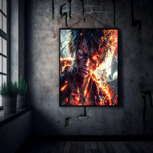 Monkey D luffy Metal Poster