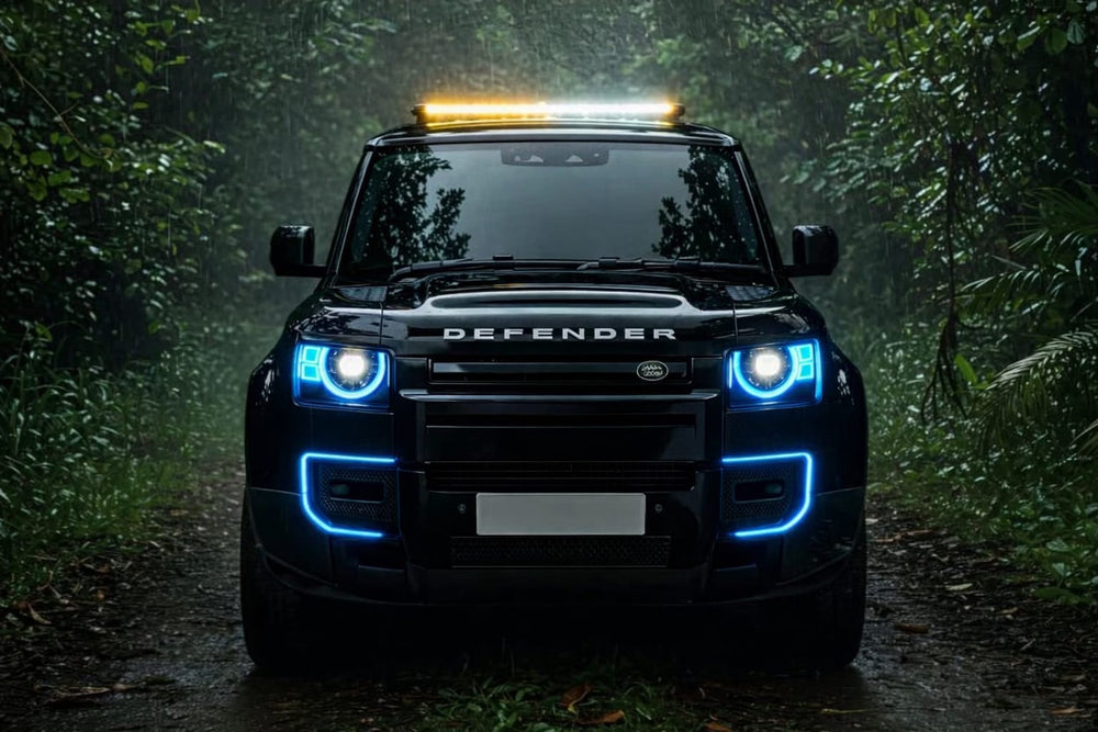 MED DEFENDER – Glossy Neon LED Frame