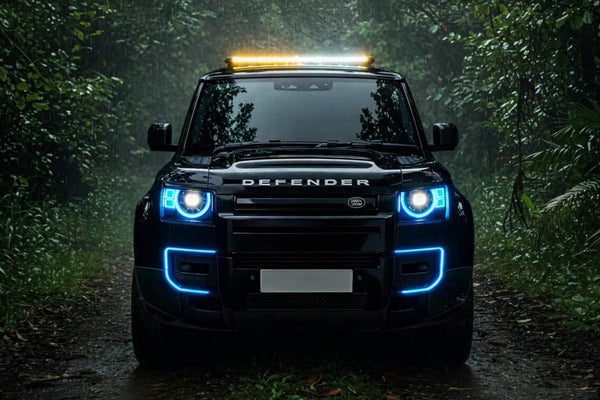 MED DEFENDER – Glossy Neon LED Frame