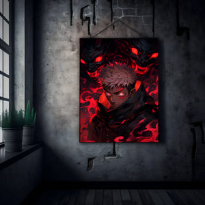 Yuji Demon Metal Poster