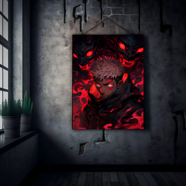 Yuji Demon Metal Poster