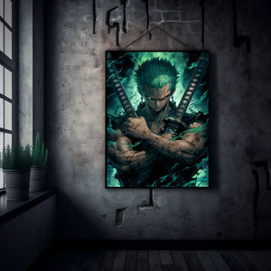 Zoro Metal Poster