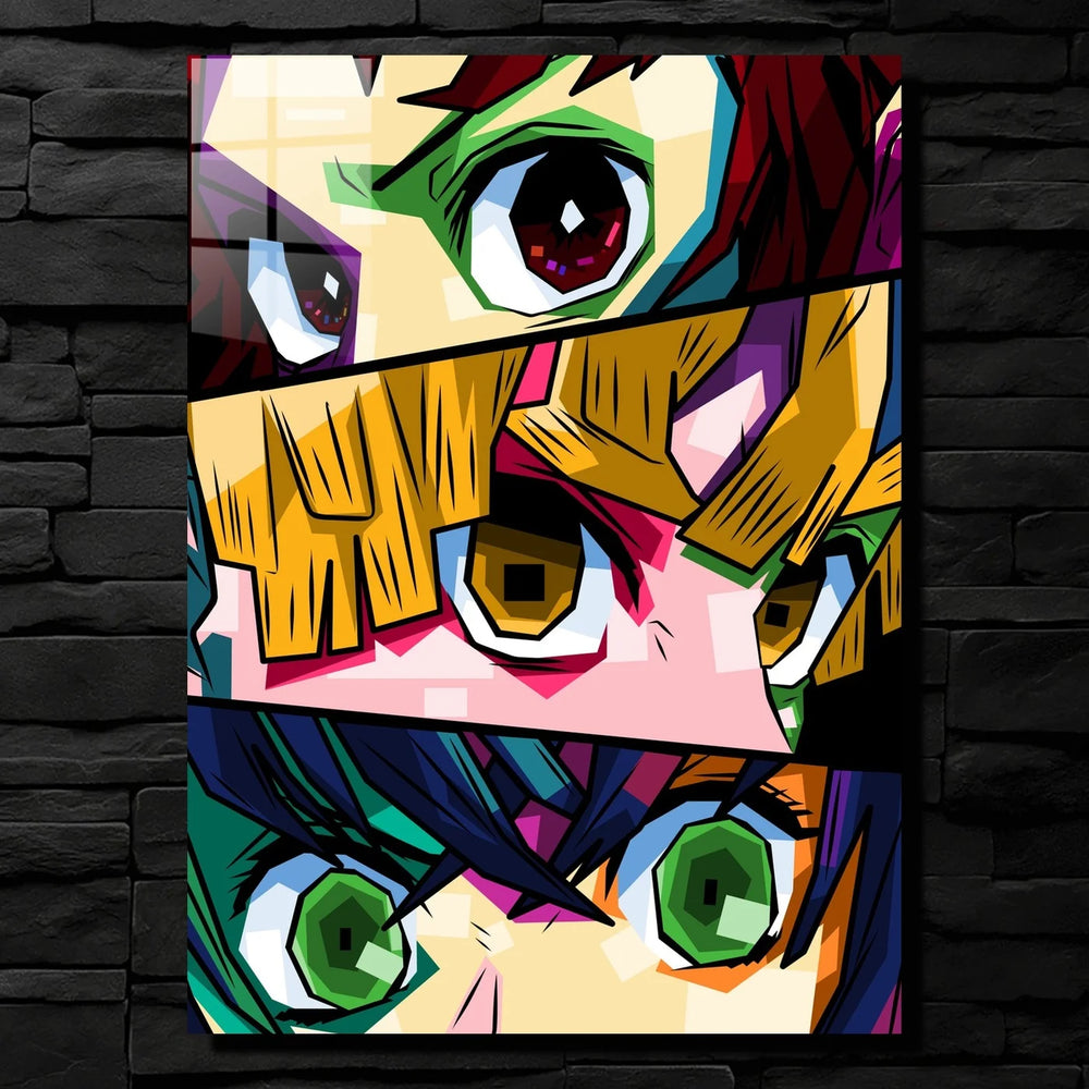 TanjiroKamado ZenitsuAgatsuma GiyuTomioka CloseUp