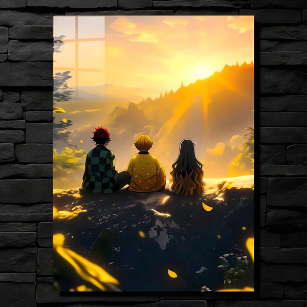Tanjiro Zenitsu Sunset