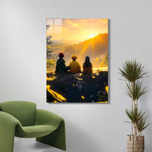 Tanjiro Zenitsu Sunset