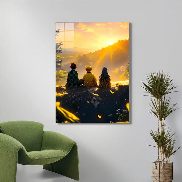 Tanjiro Zenitsu Sunset